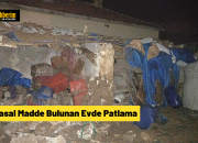 Kimyasal Madde Bulunan Evde Patlama