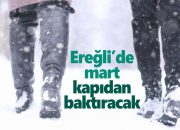 Ereğli’mize Kar Yeniden Geliyor